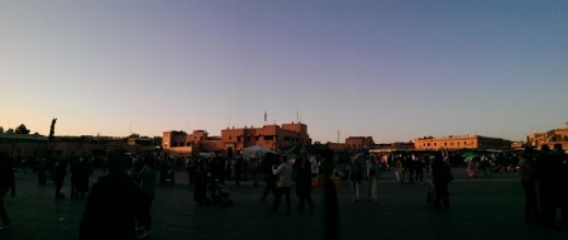 Jemaa El-Fna at dawn