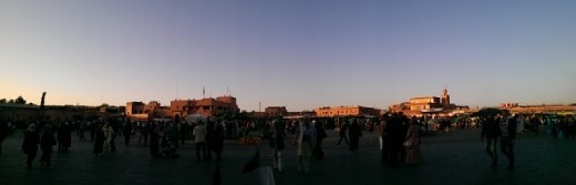 Jemaa El-Fna at dawn