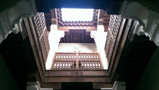 Inside Medersa Ben Youssef