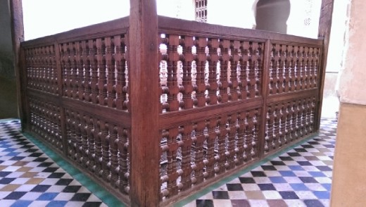 Inside Medersa Ben Youssef