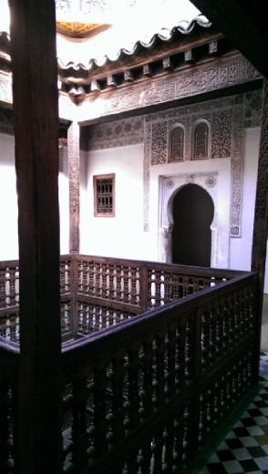Inside Medersa Ben Youssef
