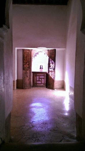 Room inside Medersa Ben Youssef
