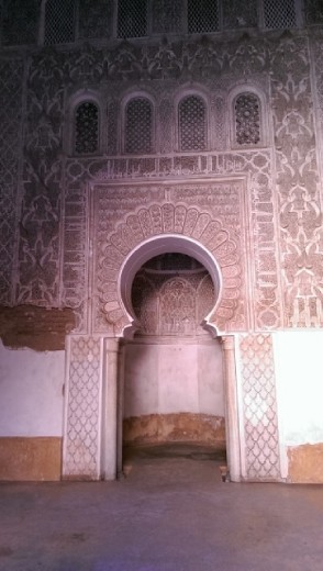 Inside Medersa Ben Youssef