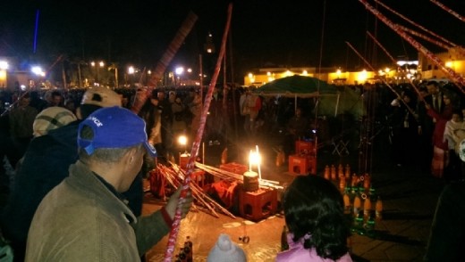 Fun and games in Jemaa El-Fna
