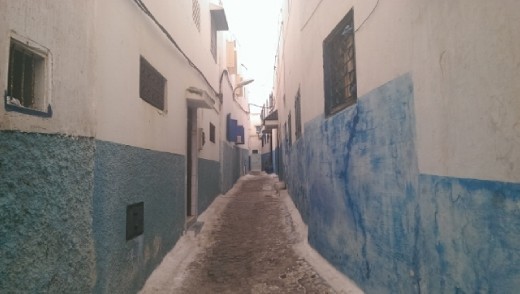 Inside Kasbah of the Udayas