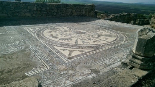 Mosiac of african animals