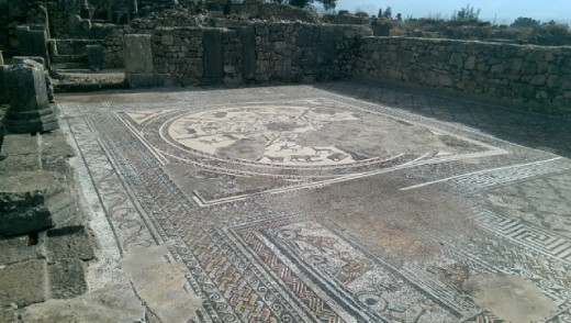 Mosiac of african animals