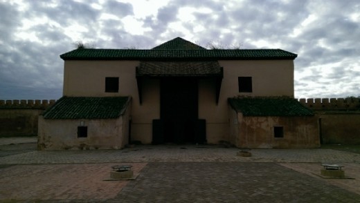 Administrative building of prison