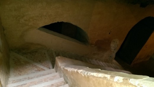 Steps down to prison