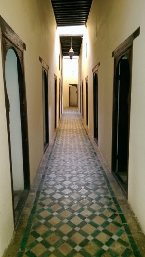 A first floor corridor in Merdersa Bou Inania