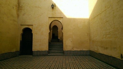Inside Mausoleum of Moulay Ishmael