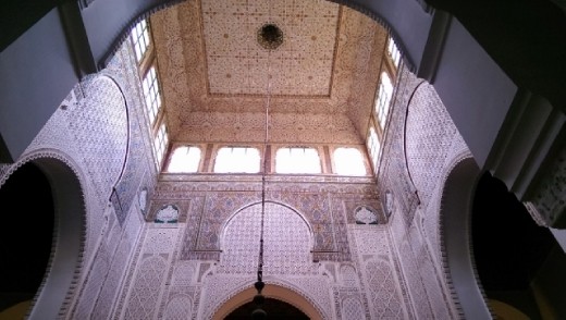 Inside Mausoleum of Moulay Ishmael