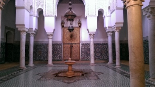 Inside Mausoleum of Moulay Ishmael