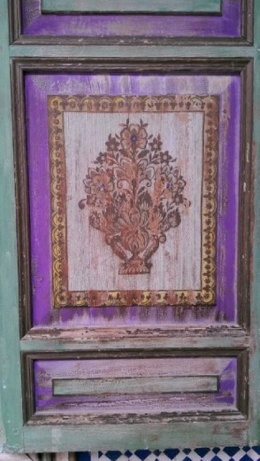 Randome portrait of door in El Glaoui Palace