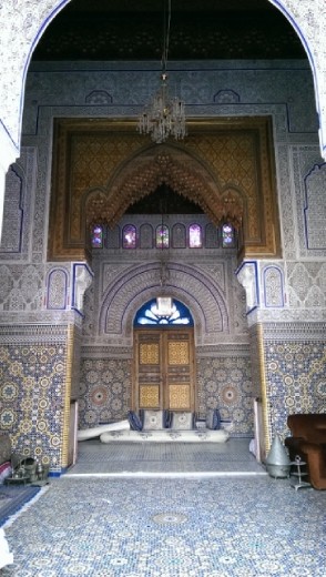 Living room of El Glaoui Palace