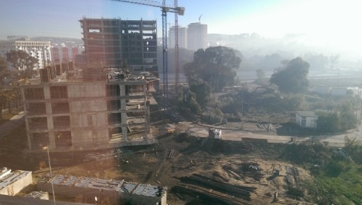 Lovely view from Ibis Hotel Tangier