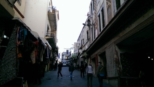 Some random street in Tangier