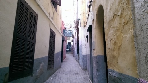 Random street in Tangier