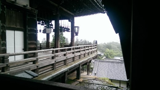 Nigasudo Temple - View of the veranda