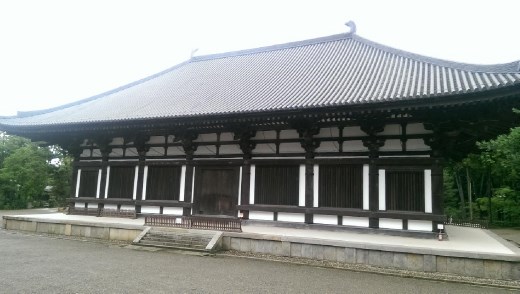 Toshodaiji Temple - View of Kondon or Golden Hall (main temple)