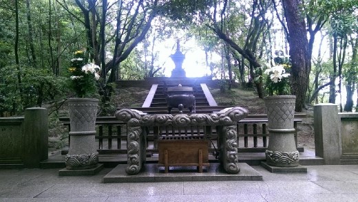 Toshodaiji Temple - Kaizan Gobyo or Founder Shrine. The founder being Ganjan Wajo
