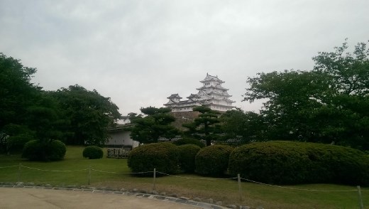 View of Himeji Castle from Nishi-no-Maru