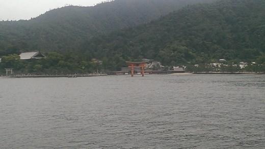 The O-torii Gate from the ferry