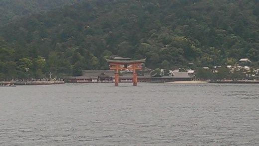 The O-torii Gate from the ferry