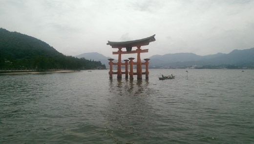 Close-up of O-torii Gate