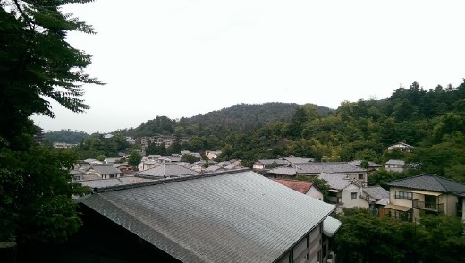View of Miyajima from the hills