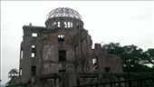 The Hiroshima Prefectural Industrial Promotion Hall, now known as The A-bomb Dome building: by macedonboy, Views[244]
