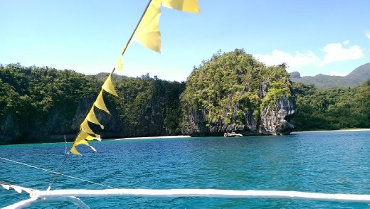 Rock formation at ntrace to underground river