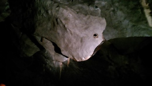 Rock formation that looks like a fish