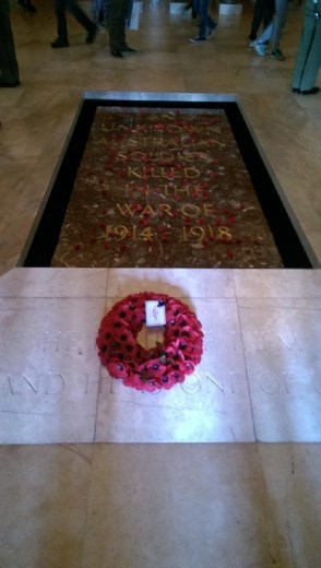 Inside the tomb of soldiers