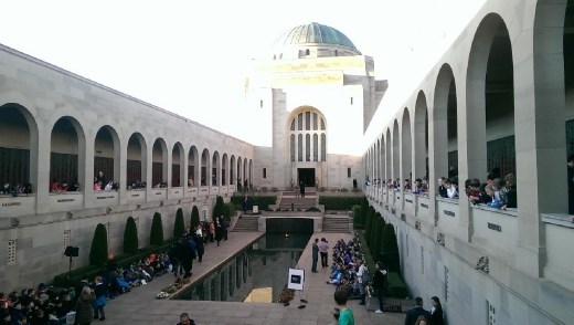Ceremony to inter the remains of a soldier