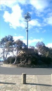 Telecommunications mast up Mt. Ainslie: by macedonboy, Views[171]