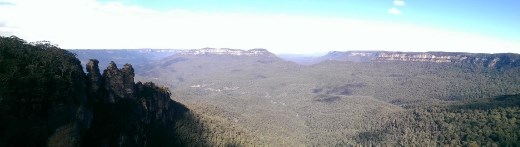 Panoranmic view of valley