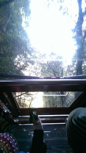 Funicular train up to Scenic World