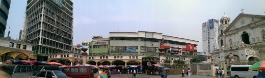 Panoramic view of Plaza Miranda