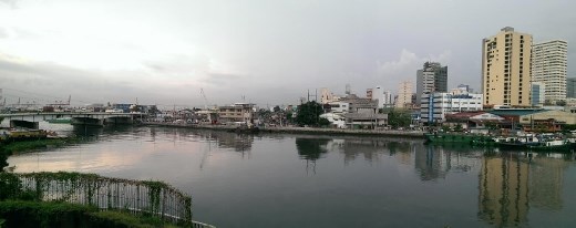 Fort Santiago - View of Manila from fort