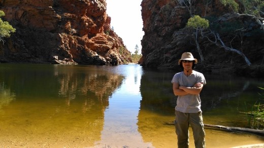 Mini me at Ellery Creek Big Hole
