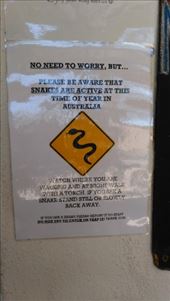 Warning at Glen Helen Resort: by macedonboy, Views[102]