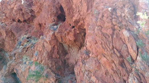 Wall again at Ormiston Gorge