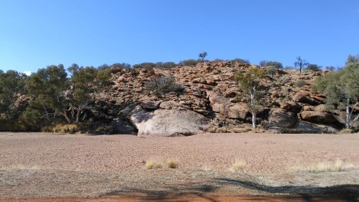 View from the Alice Springs Telegraph Station