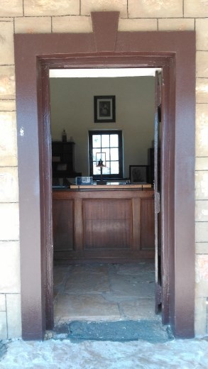 Outside the Telegraph Station