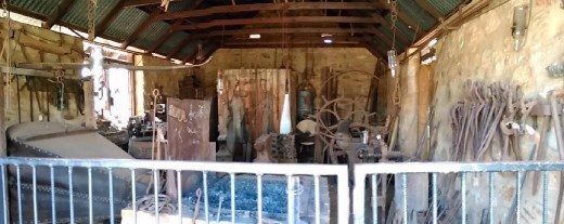 Blacksmith workshop at the Telegraph Station