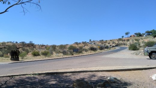 Bottom of ANZAC Hill, from the north