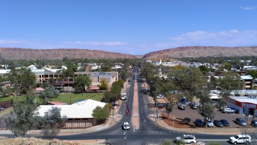 View of Alic Springs from Lions Walk