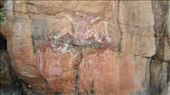 Rock art at Anbangbang showing Nabulwinjbulwinj and Namarrgon (Lightening Man): by macedonboy, Views[287]