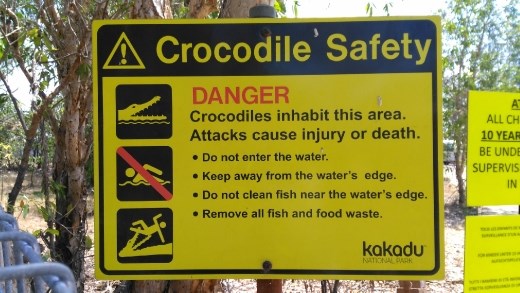 Warning at Yellow river cruise